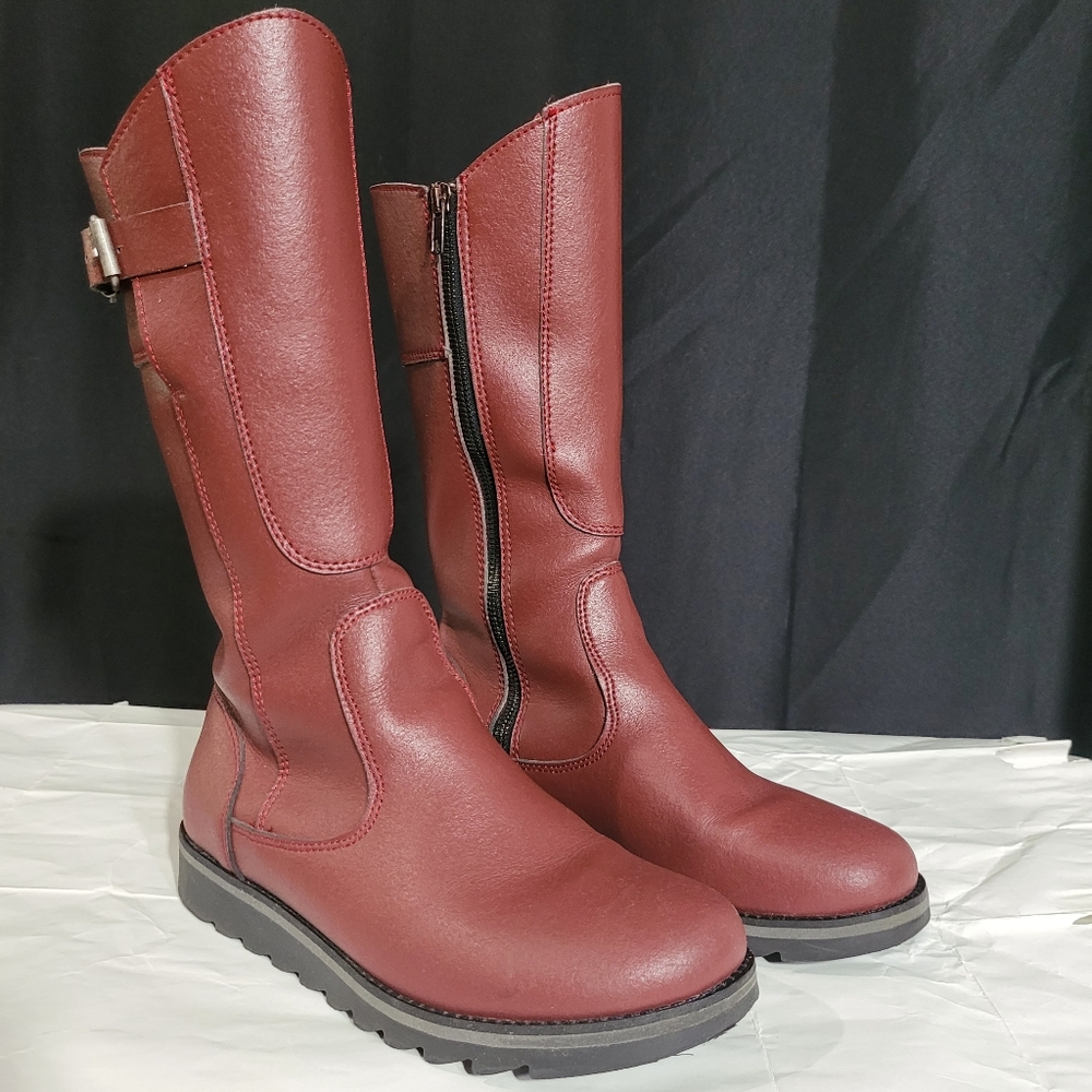 For Mutual Aid Action Boot 3 Cherry By Vegetarian Shoes